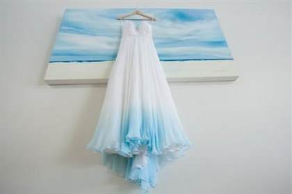 blue ombre wedding dress 2018