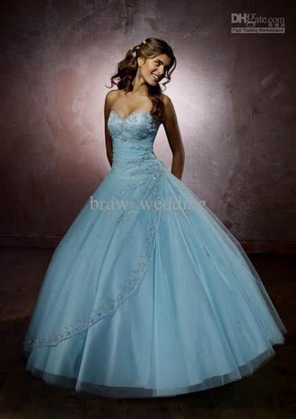 blue princess ball gowns 2018