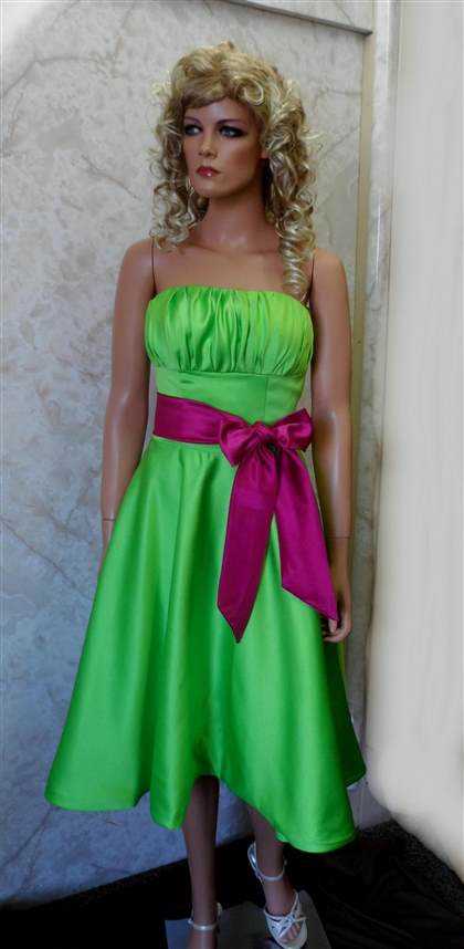 bright green bridesmaid dresses 2018