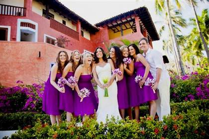 bright purple bridesmaid dress 2017-2018