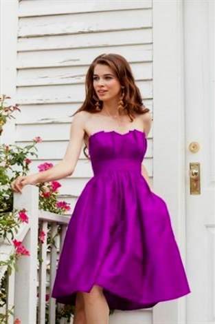 bright purple bridesmaid dress 2017-2018