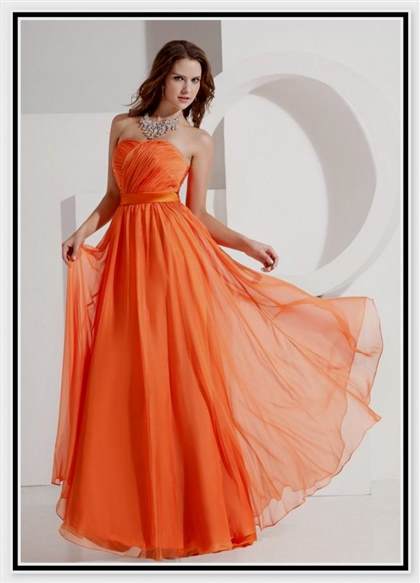 burnt orange chiffon bridesmaid dresses 2018