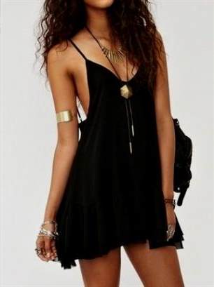 casual black dress outfit tumblr 2018