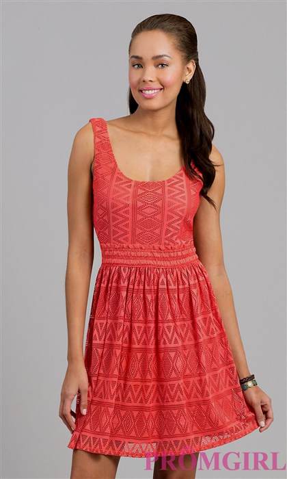 casual coral dresses 2017-2018