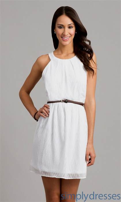 casual flowy white dress 2018