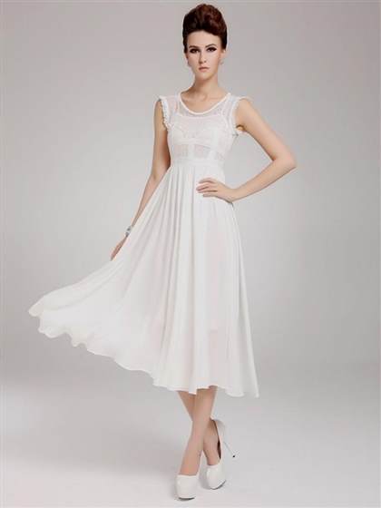 casual flowy white dress 2018