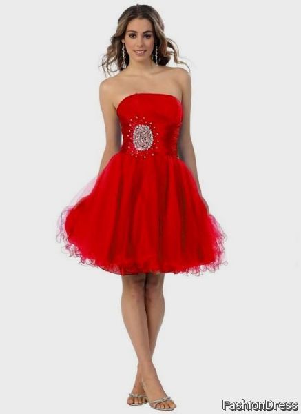 casual red dress for juniors 2017-2018