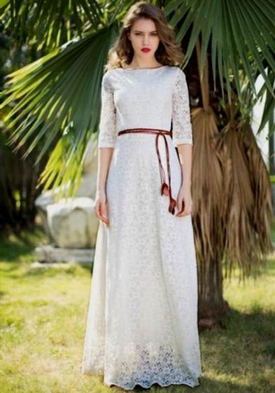 casual white maxi dresses 2017-2018