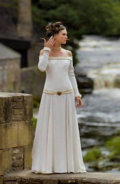 celtic wedding dress plus size 2017-2018