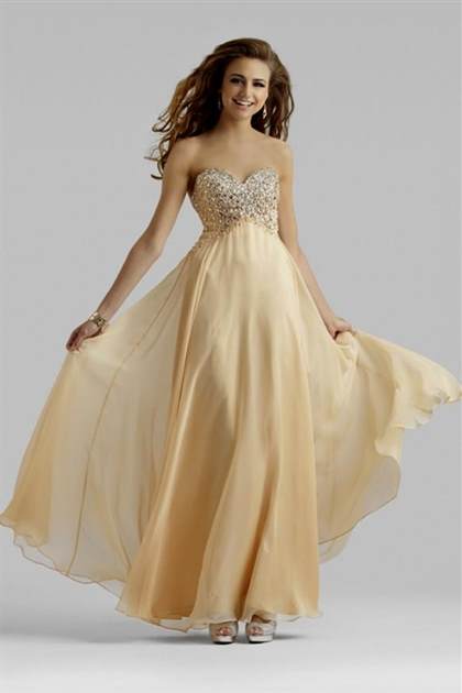 champagne and black prom dresses 2017-2018