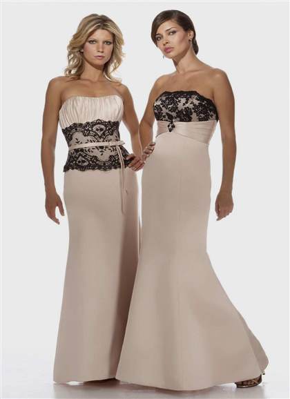 champagne lace bridesmaid dress 2017-2018