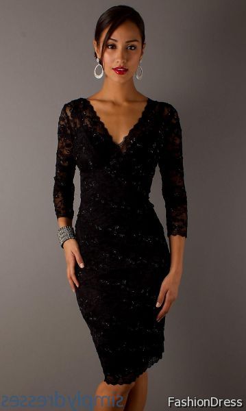 classy black cocktail dresses 2017-2018
