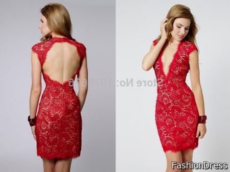 cocktail dress red