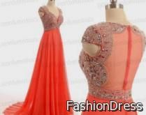coral bridesmaid dresses with sleeves 2017-2018