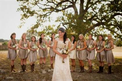 country western style bridesmaid dresses 2018