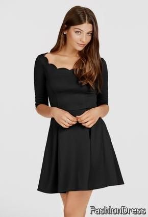 cute black dresses for cheap 2017-2018