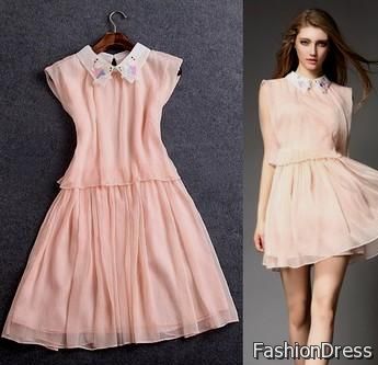 cute casual pink dresses 2017-2018