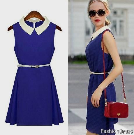 cute summer dresses with belts 2017-2018