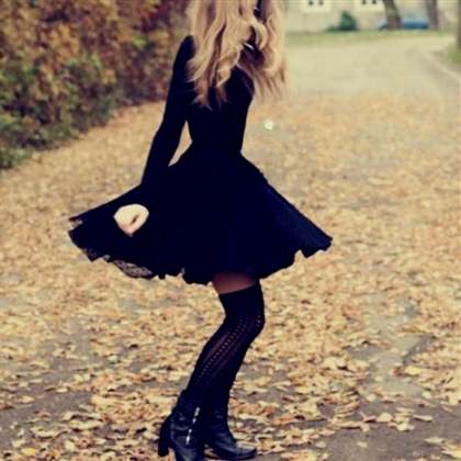 cute winter dress outfits 2017-2018