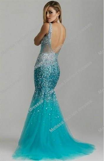 dark blue mermaid prom dresses 2017-2018