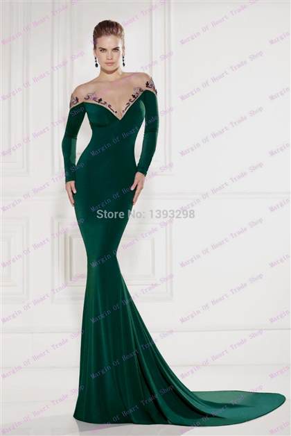 dark emerald prom dresses 2017-2018