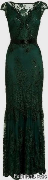 dark green lace dress 2017-2018