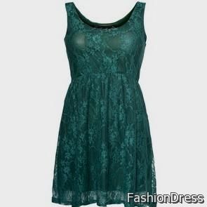 dark green lace dresses 2017-2018