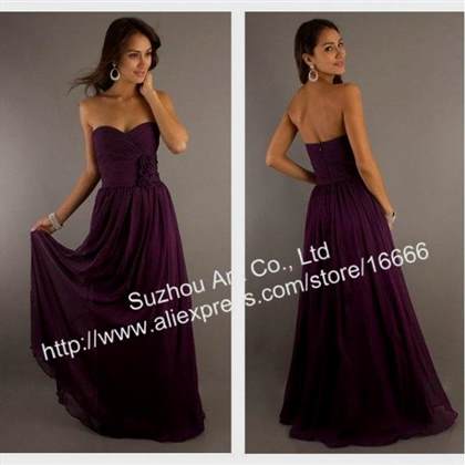 dark purple bridesmaid dresses with sleeves 2017-2018