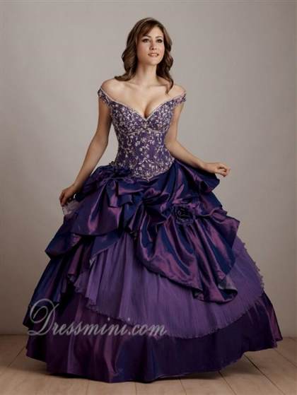 dark purple quinceanera dresses 2018