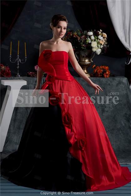 dark red ball gown prom dresses 2018