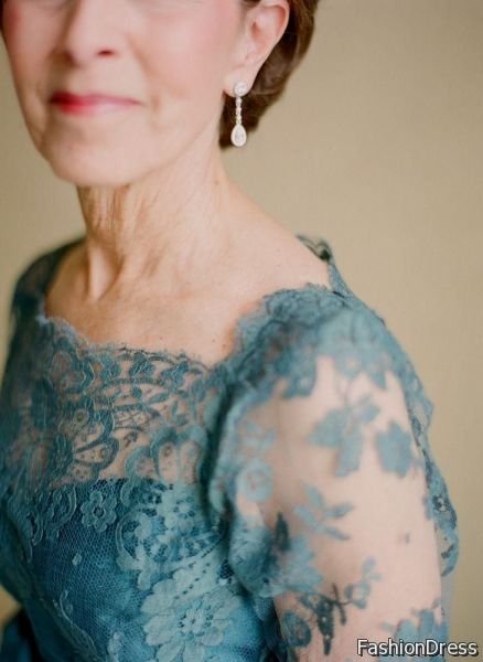 dusty blue mother of the bride dress 2017-2018