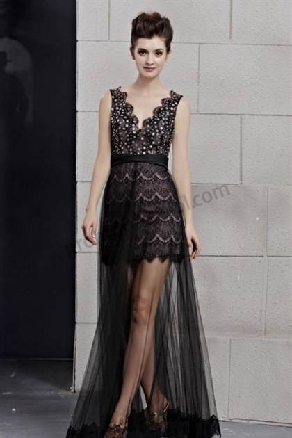 elegant black cocktail dress 2017-2018