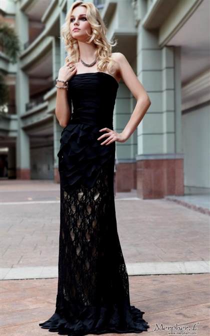 elegant black cocktail dress 2017-2018