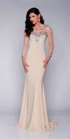 elegant prom dresses with sleeves 2017-2018