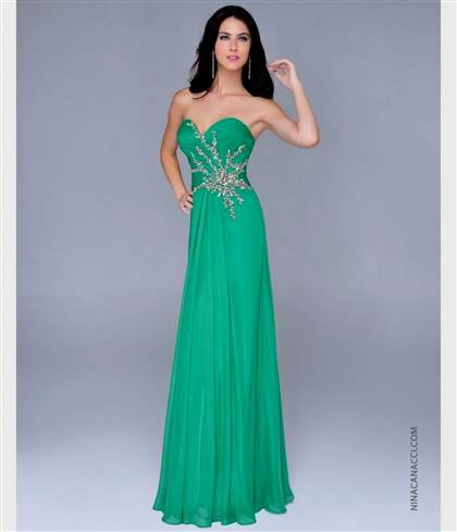 emerald green and gold prom dress 2017-2018