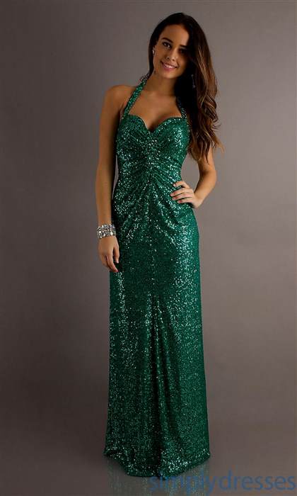 emerald prom dresses sequins 2018