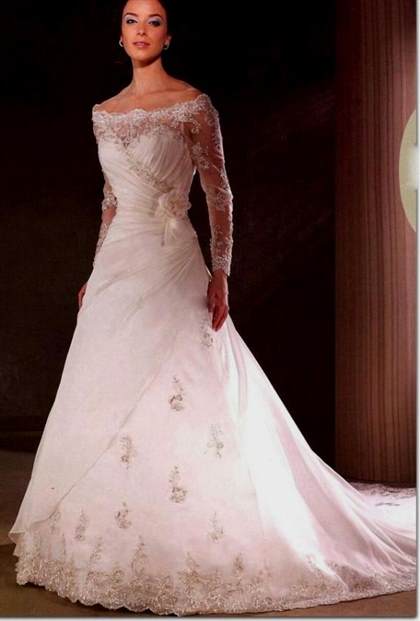 fancy wedding dresses with sleeves 2017-2018