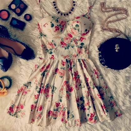 floral dresses tumblr 2017-2018