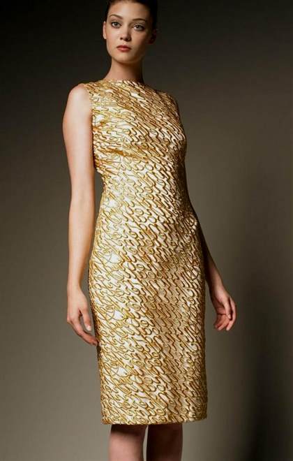 gold cocktail dress 2018