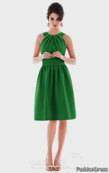 green casual dresses 2017-2018