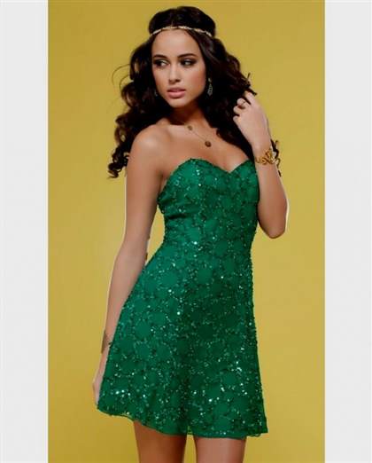 green short formal dresses 2017-2018