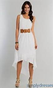 high low dresses casual white 2018