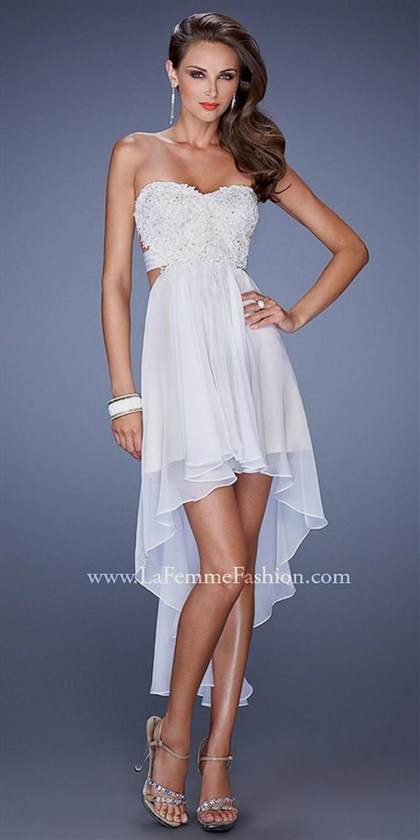 high low dresses casual white 2018