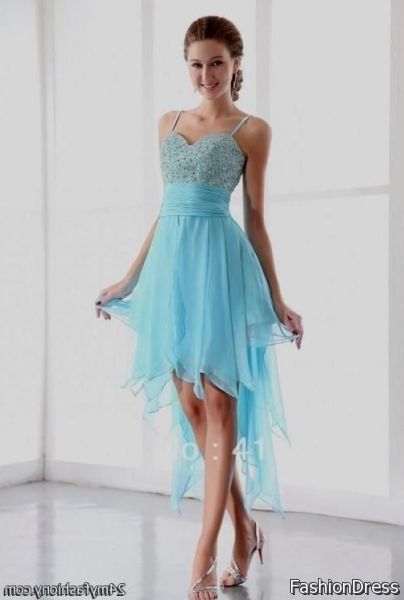 high low dresses with straps for teens 2017-2018