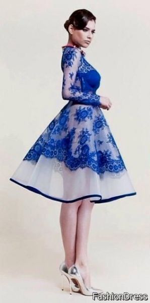 homecoming dresses knee length with sleeves 2017-2018
