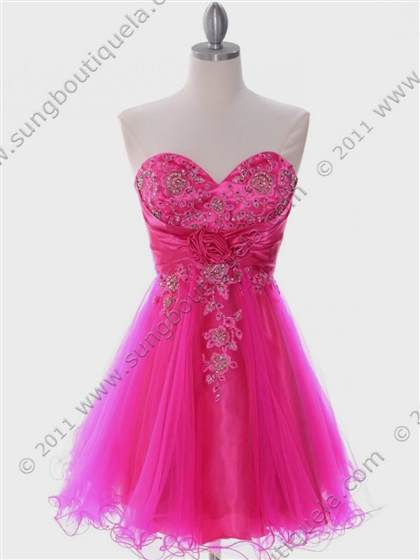 hot pink party dresses 2017-2018