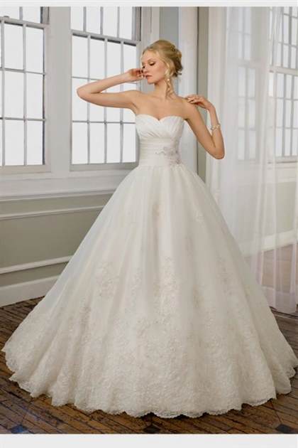 ivory ball gown wedding dresses 2017-2018