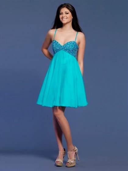 knee length prom dresses with straps 2017-2018