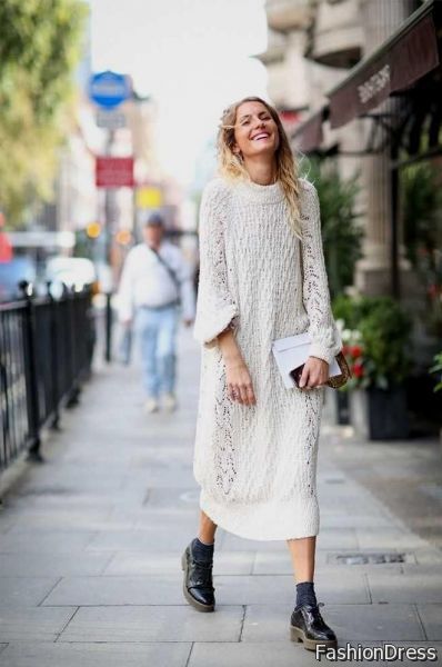 knit sweater dress tumblr 2017-2018