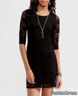 lace dress with sleeves forever 21 2017-2018